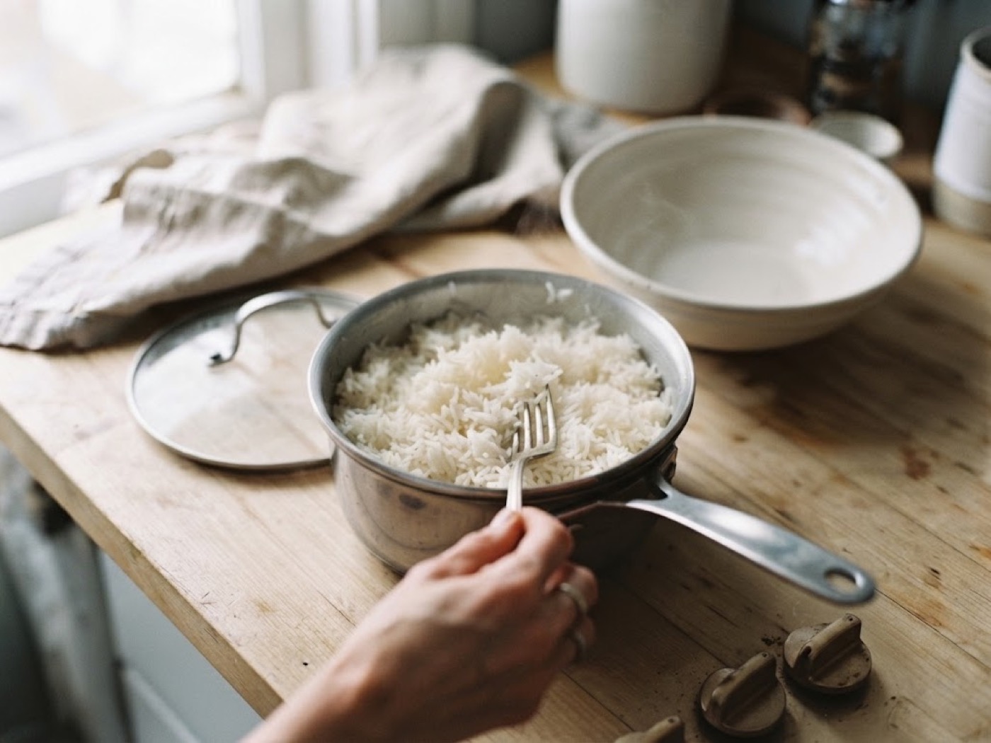Riso basmati, passaggio 6