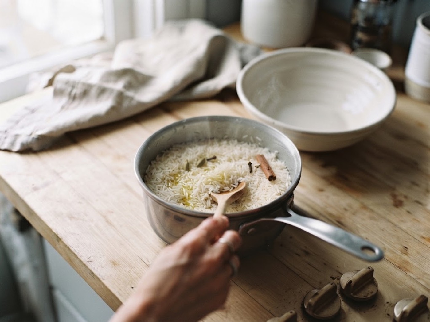 Riso basmati, passaggio 7