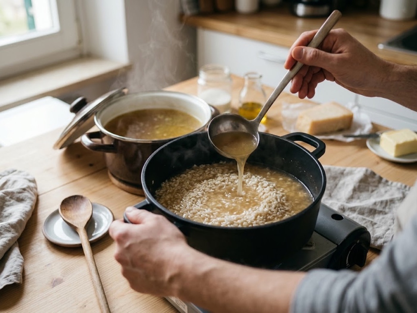 Risotto alla parmigiana, passaggio 5