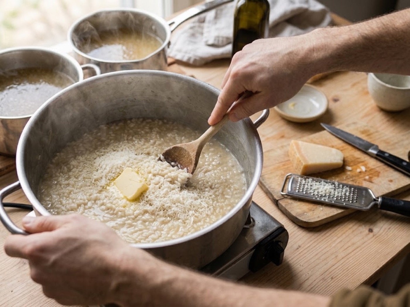 Risotto alla parmigiana, passaggio 6