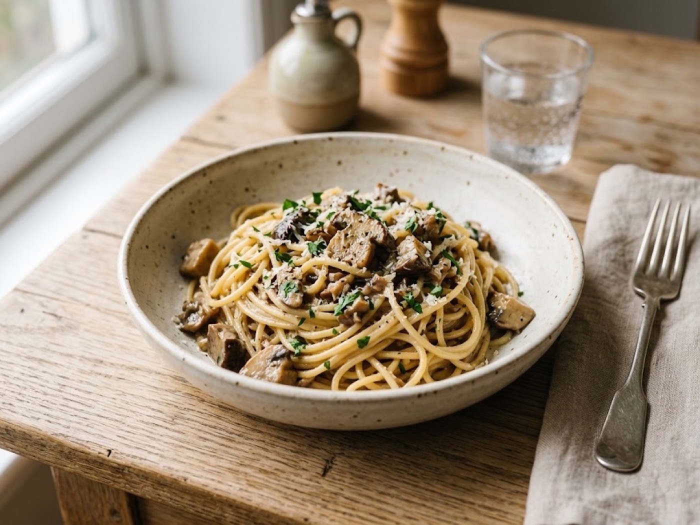 Pasta ai funghi porcini