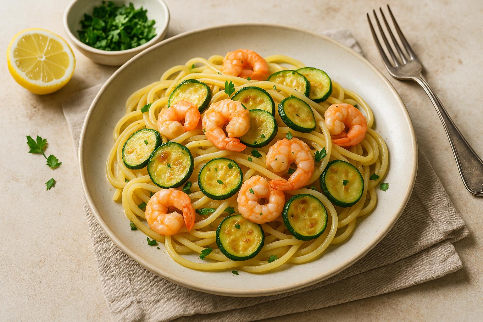 Pasta Zucchine e Gamberetti