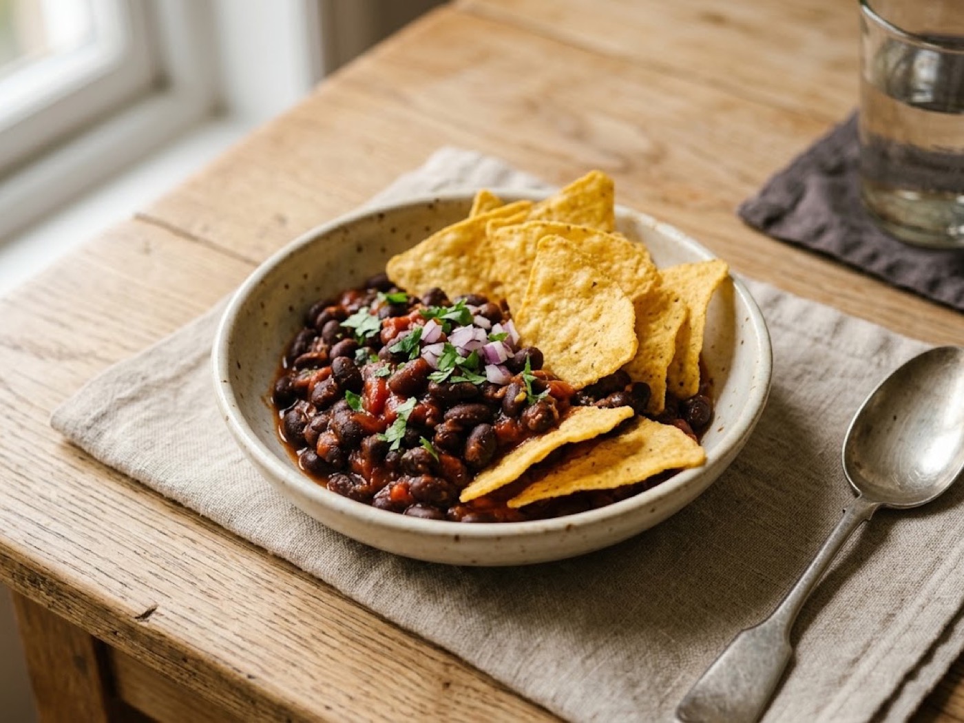 Tortilla e fagioli
