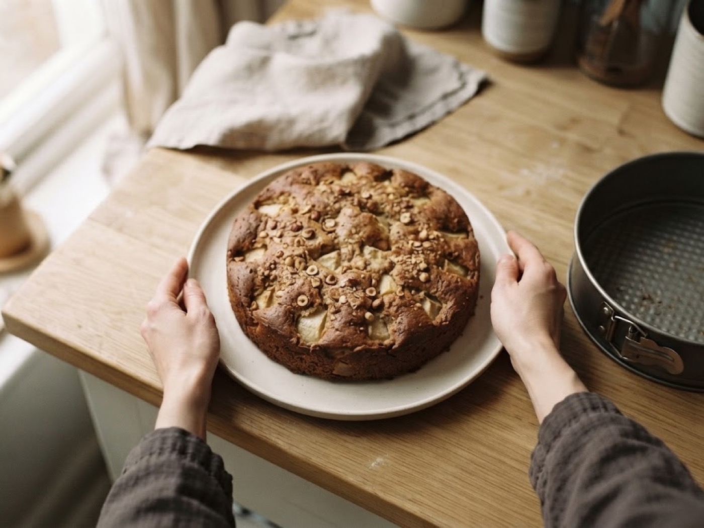 Torta pere e nocciole, passaggio 7