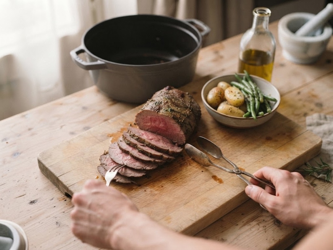 Roast beef in pentola, passaggio 5