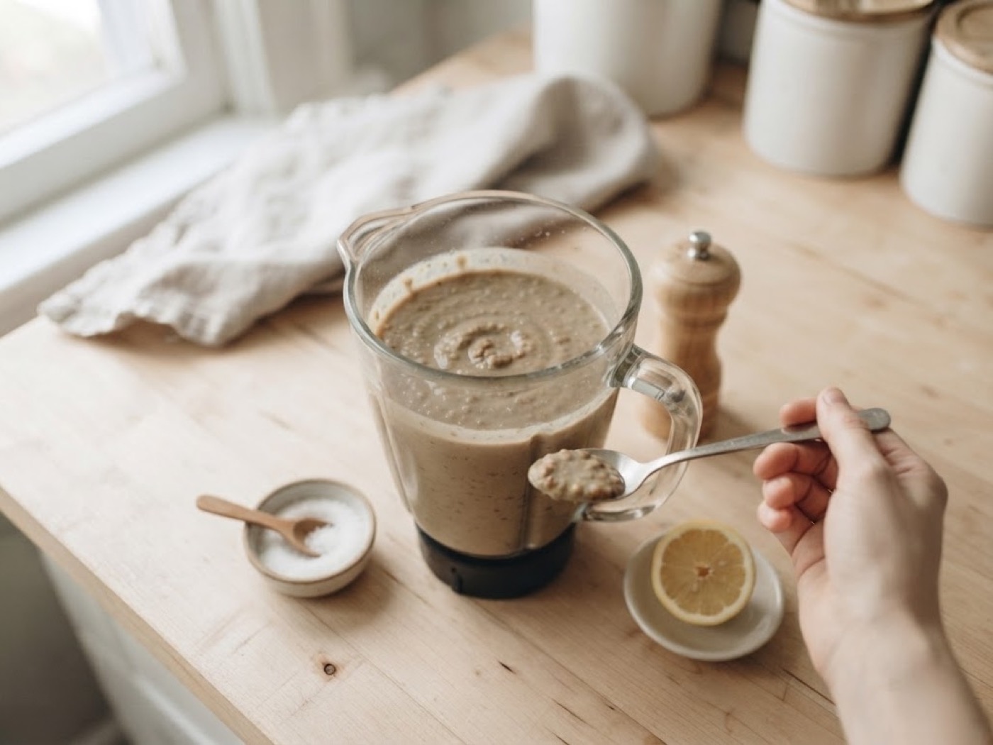 Crema spalmabile alle lenticchie, passaggio 5