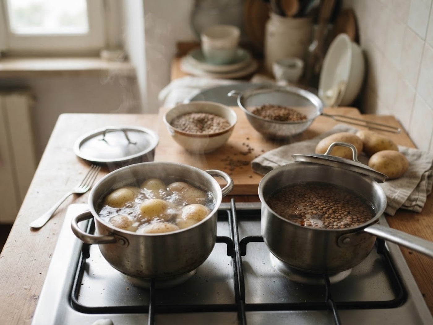 Polpette di lenticchie, passaggio 1