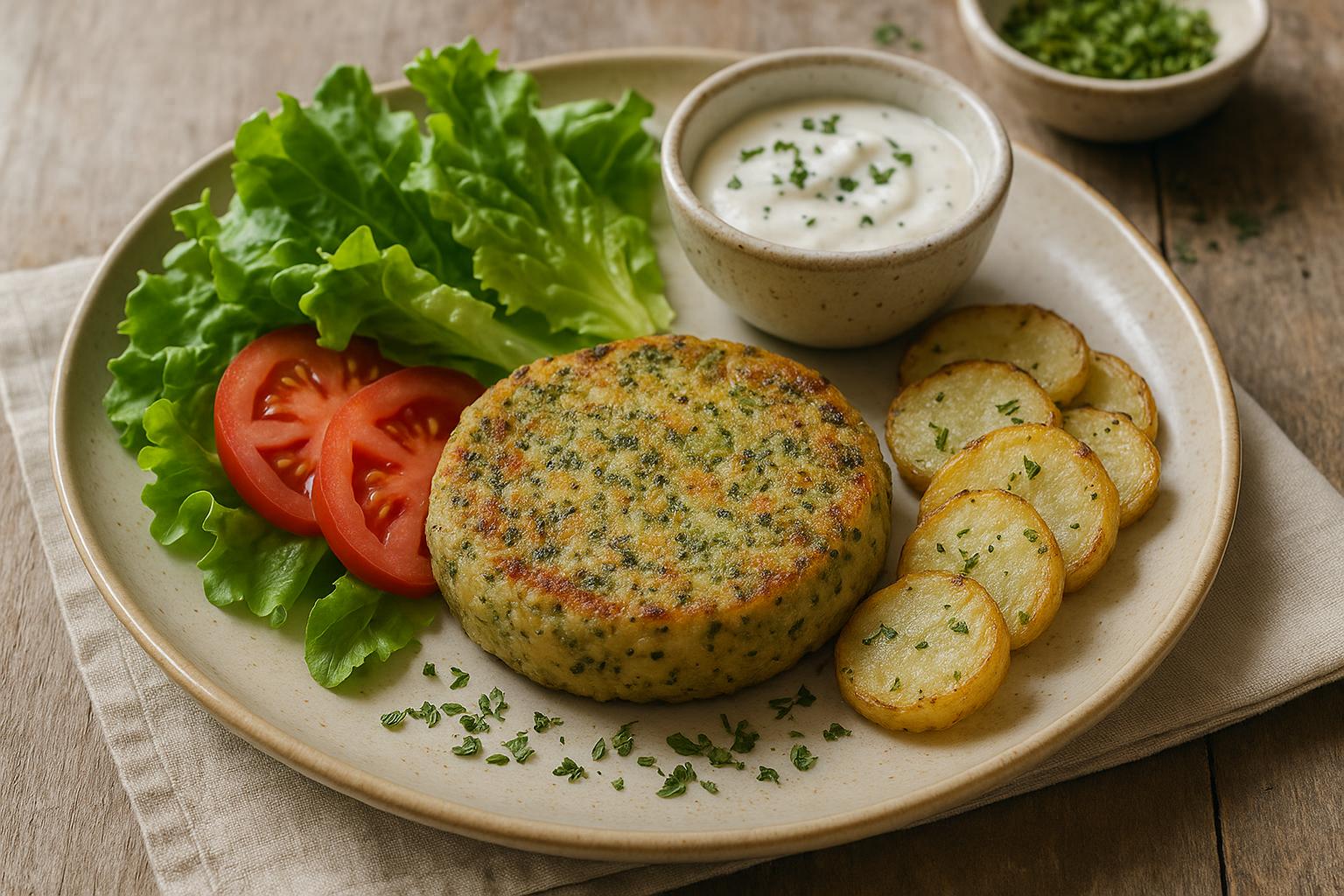 Hamburger vegan light