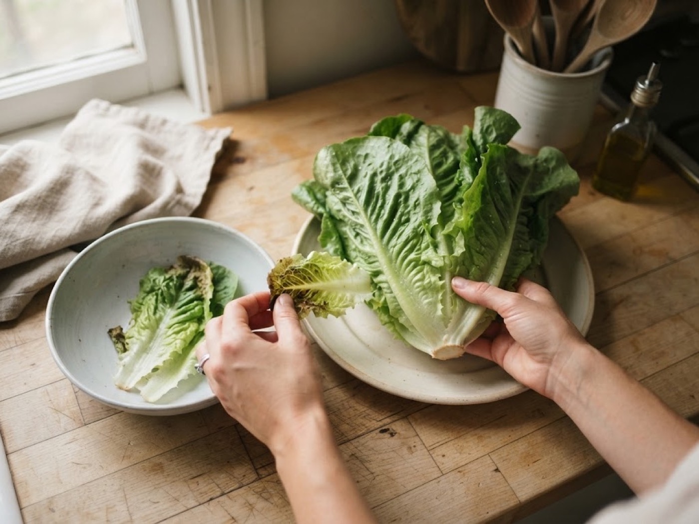 Insalata, passaggio 1