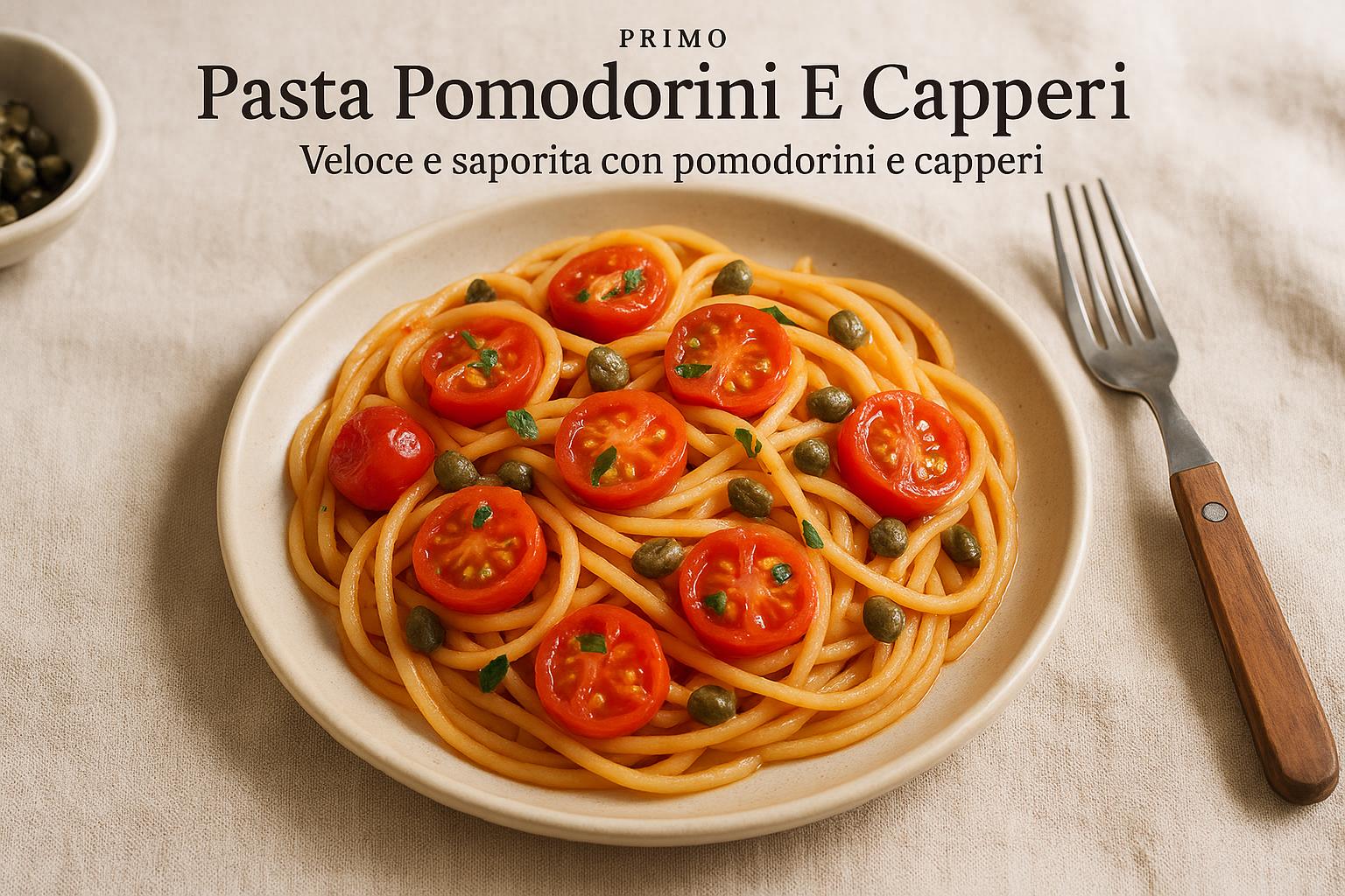 Pasta pomodorini e capperi