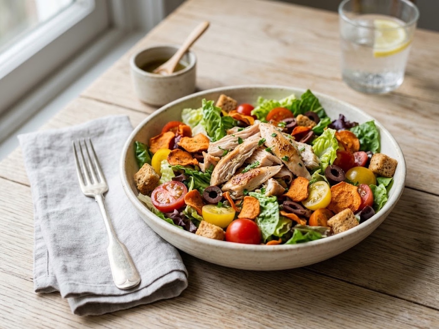 Insalata di pollo light