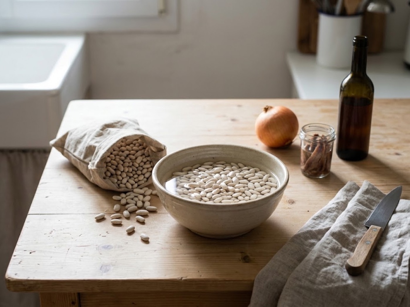 Fagioli alla romana, passaggio 1