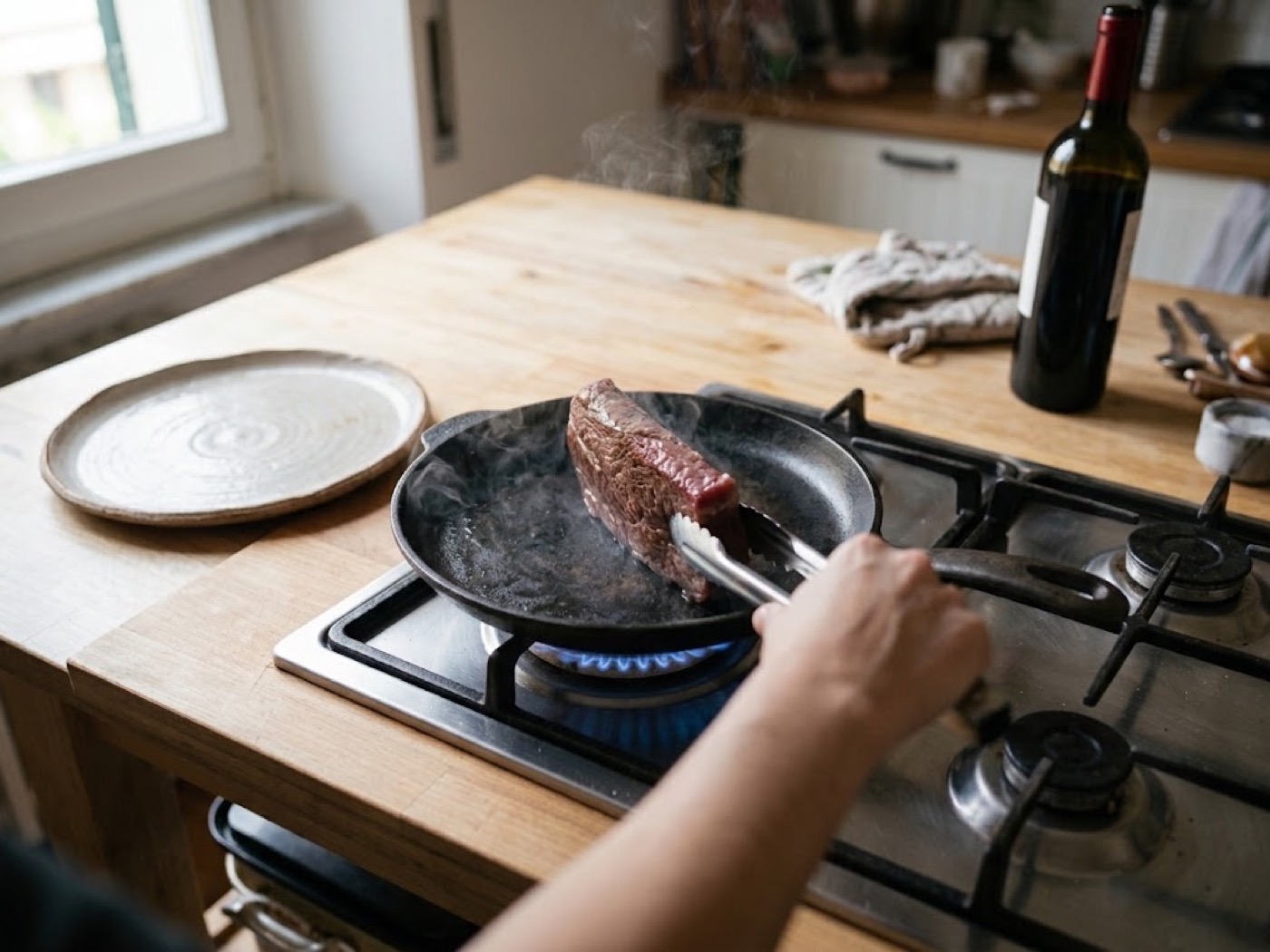 Sotto filetto alla piastra, passaggio 4