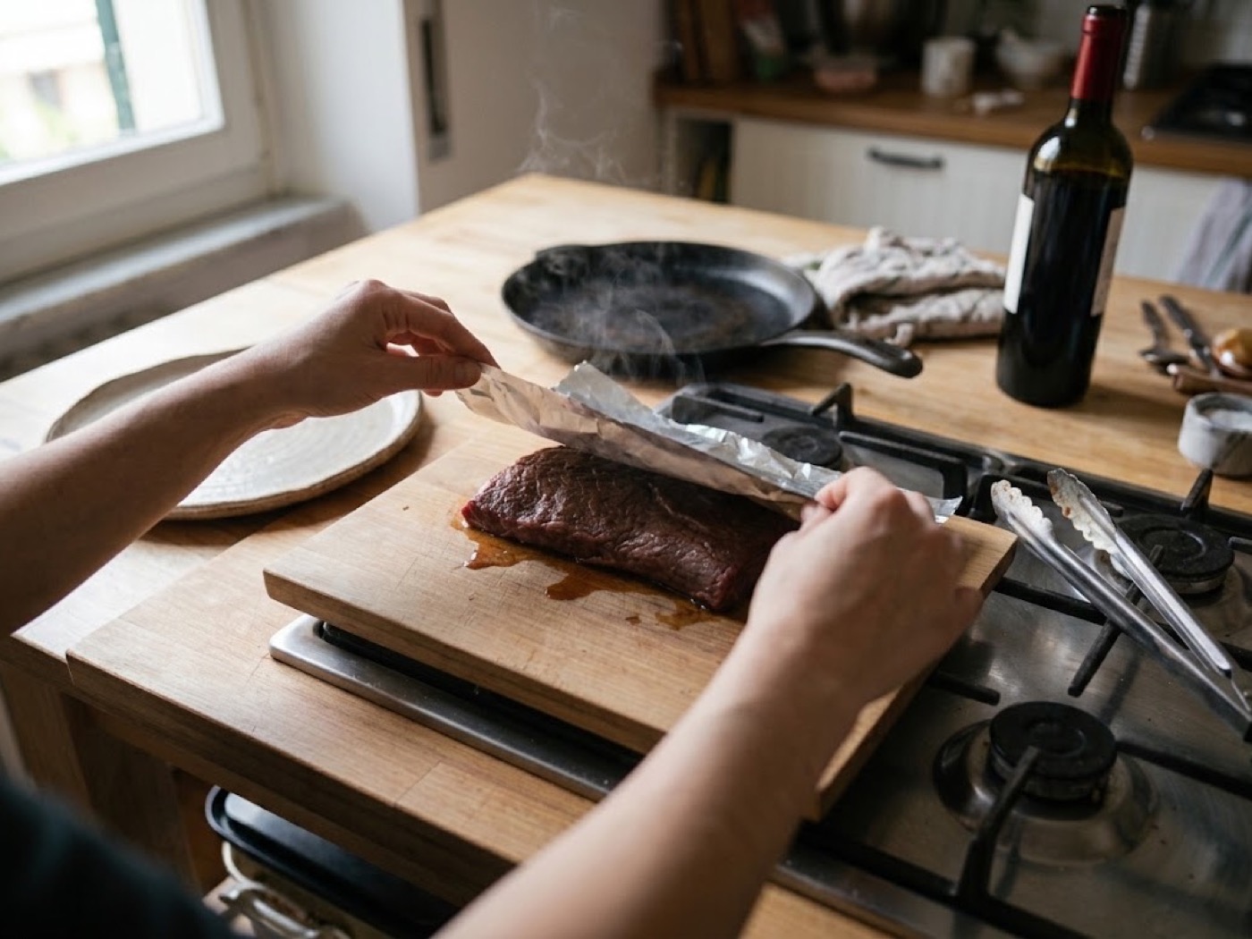 Sotto filetto alla piastra, passaggio 5