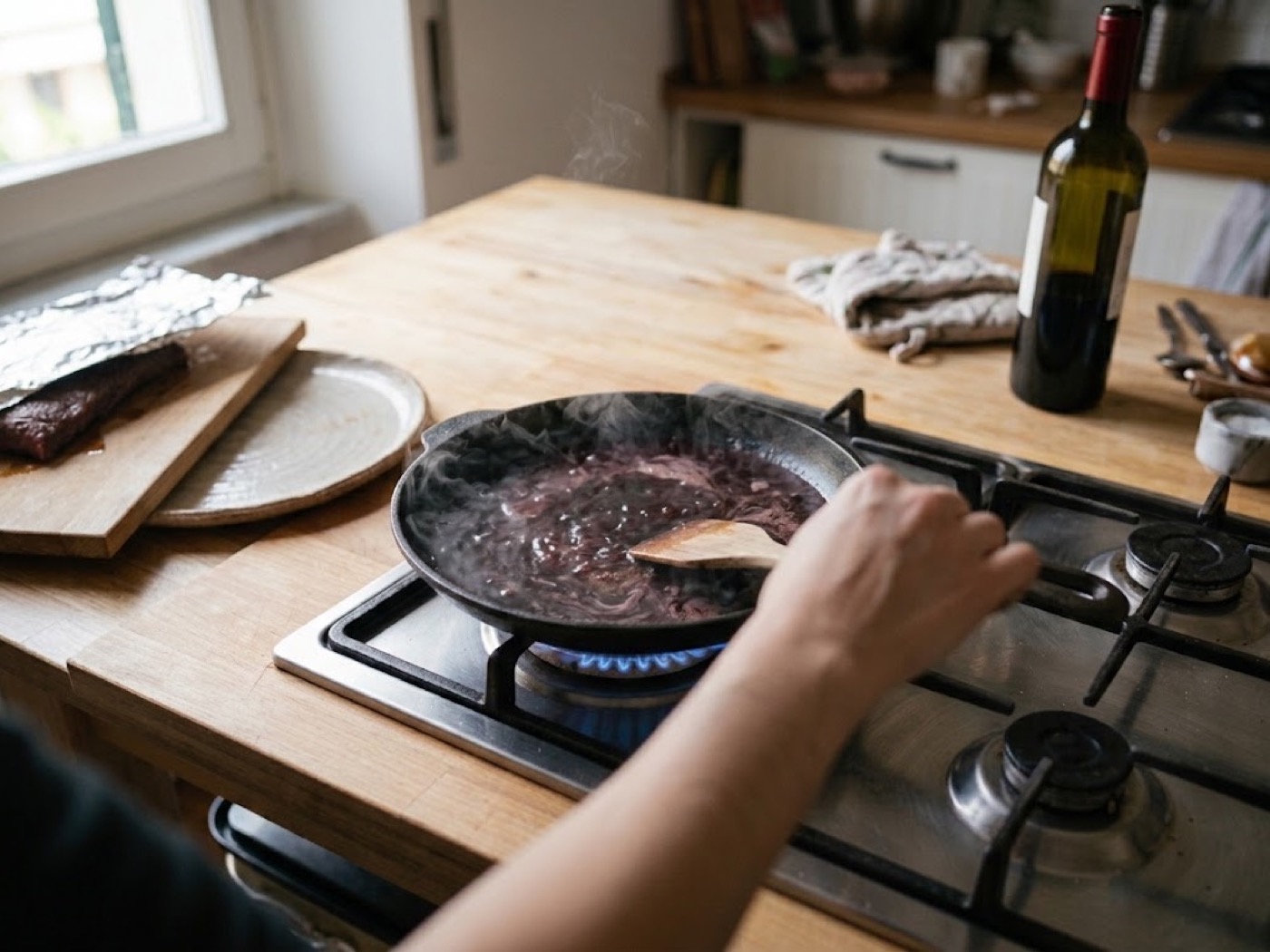 Sotto filetto alla piastra, passaggio 6