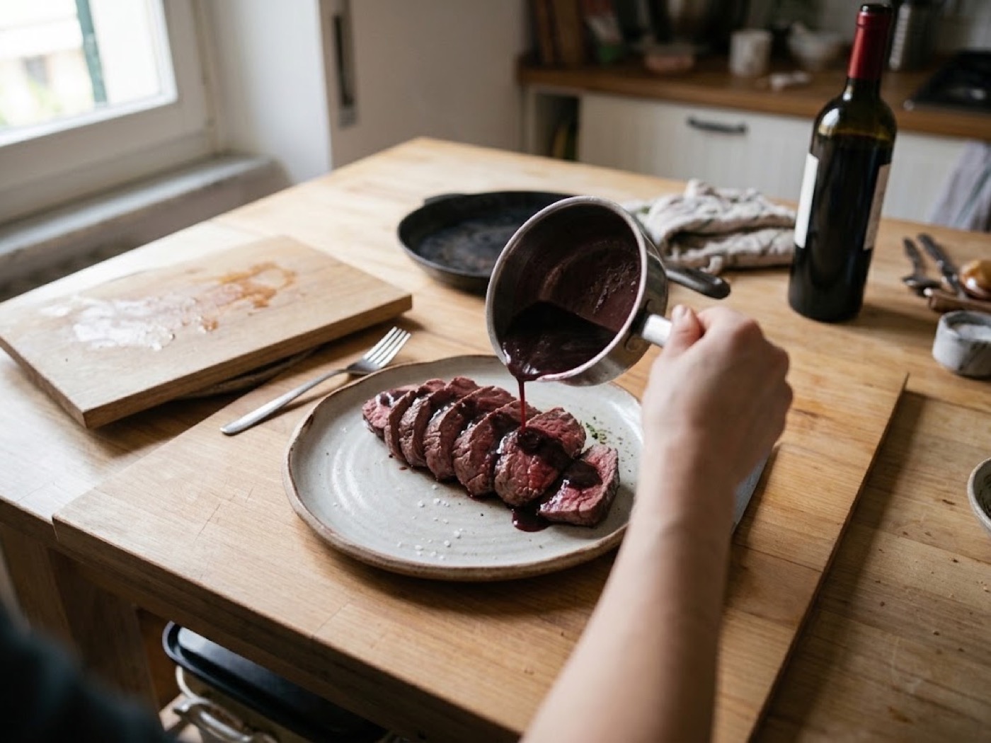 Sotto filetto alla piastra, passaggio 7