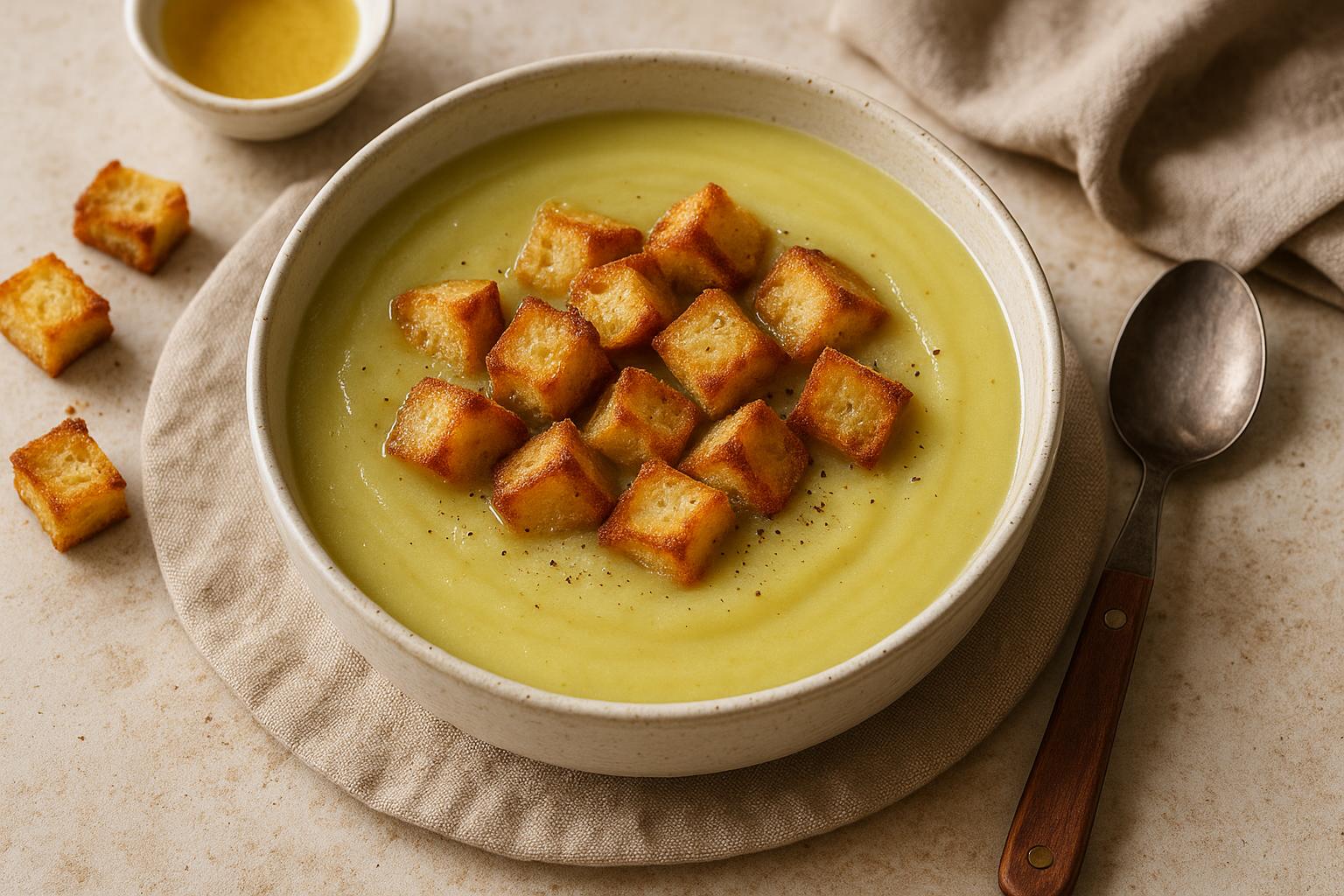 Vellutata di porri e patate, ricetta