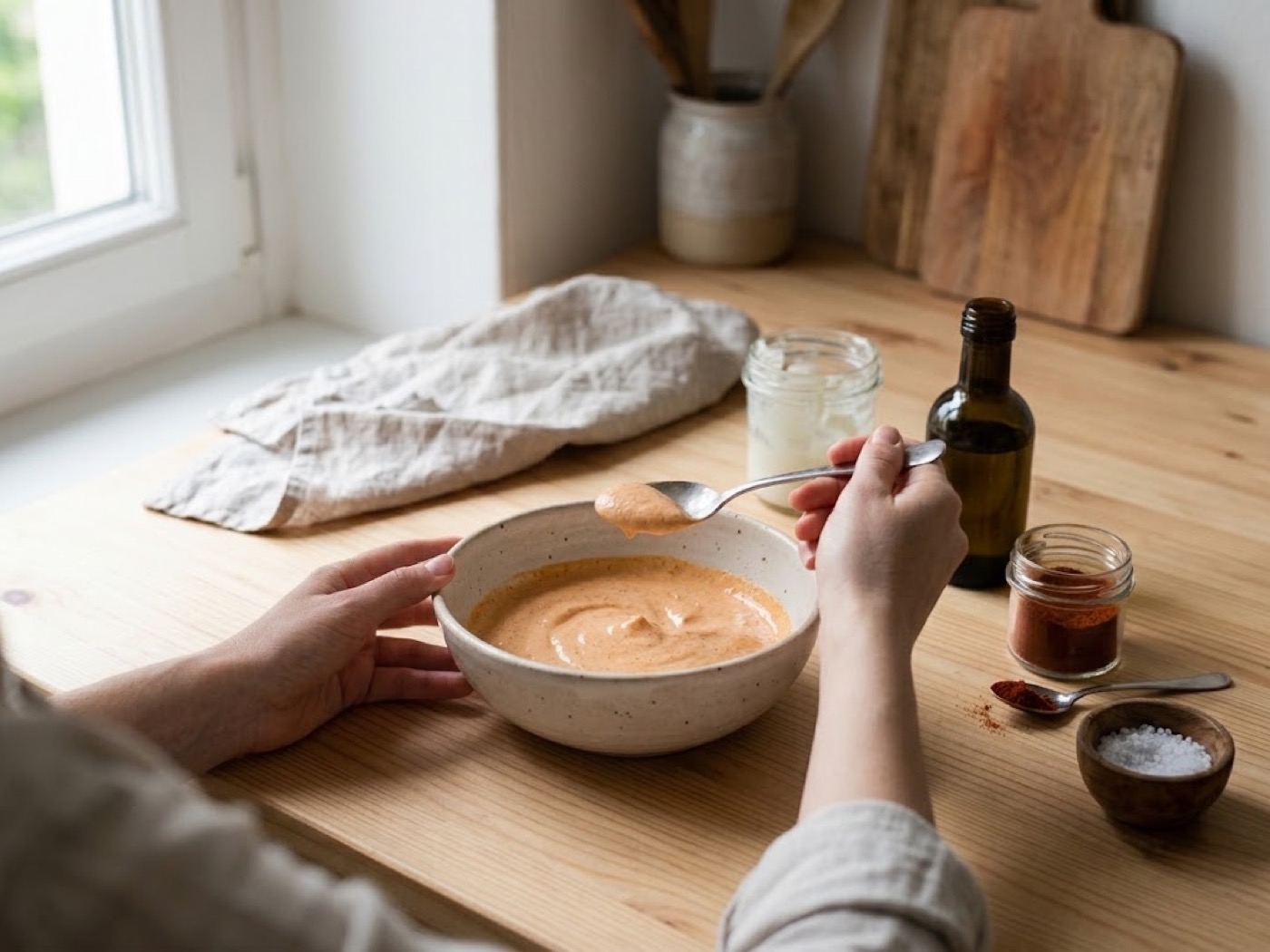 Salsa Yogurt Paprika, passaggio 4
