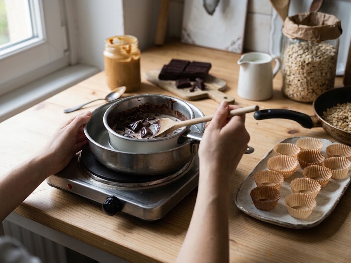 Mignon avena e cioccolato, passaggio 3