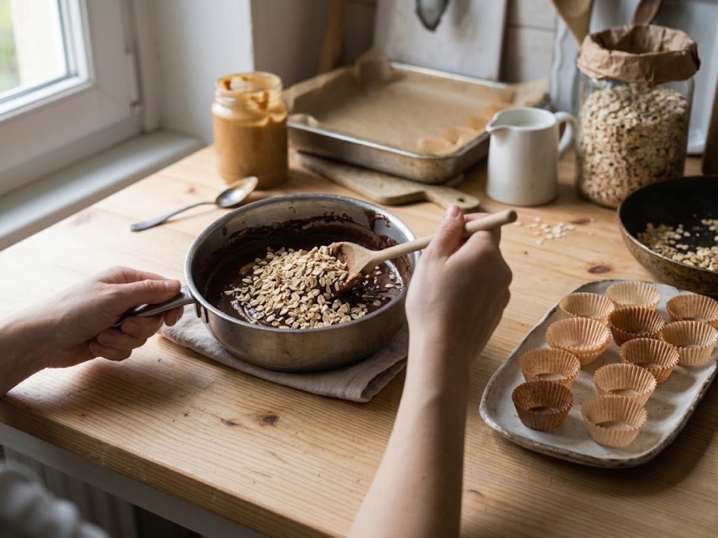 Mignon avena e cioccolato, passaggio 5