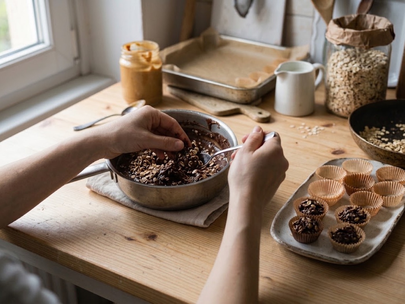 Mignon avena e cioccolato, passaggio 6
