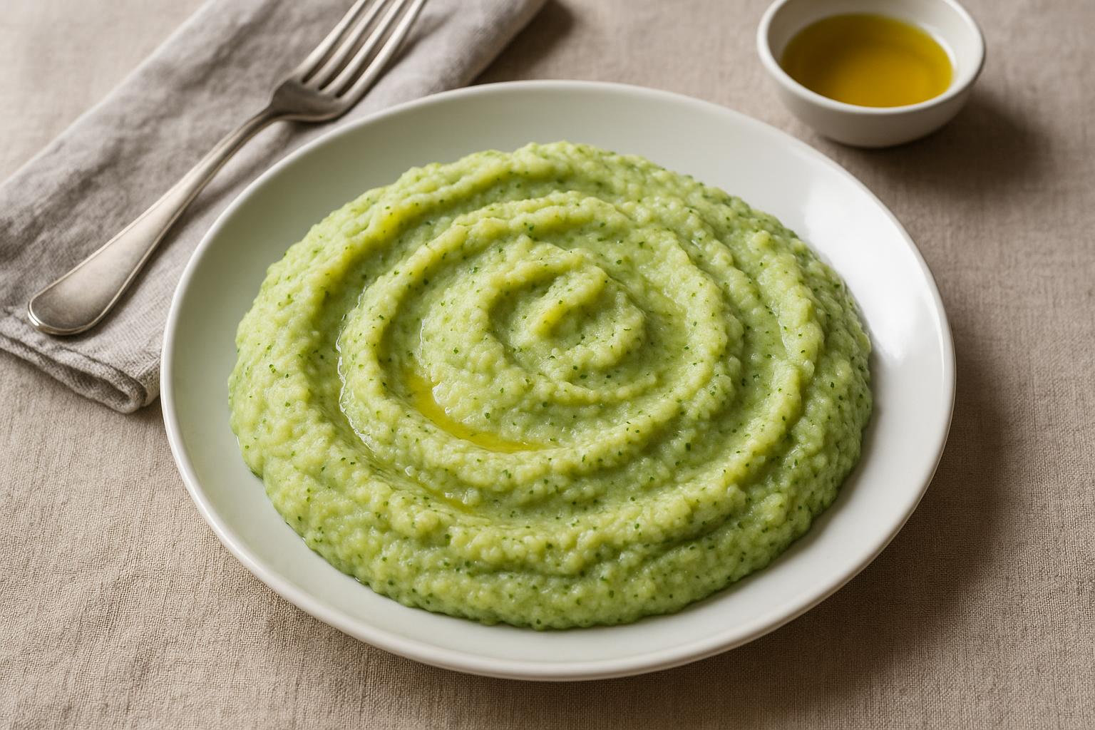 Purè light di broccoli
