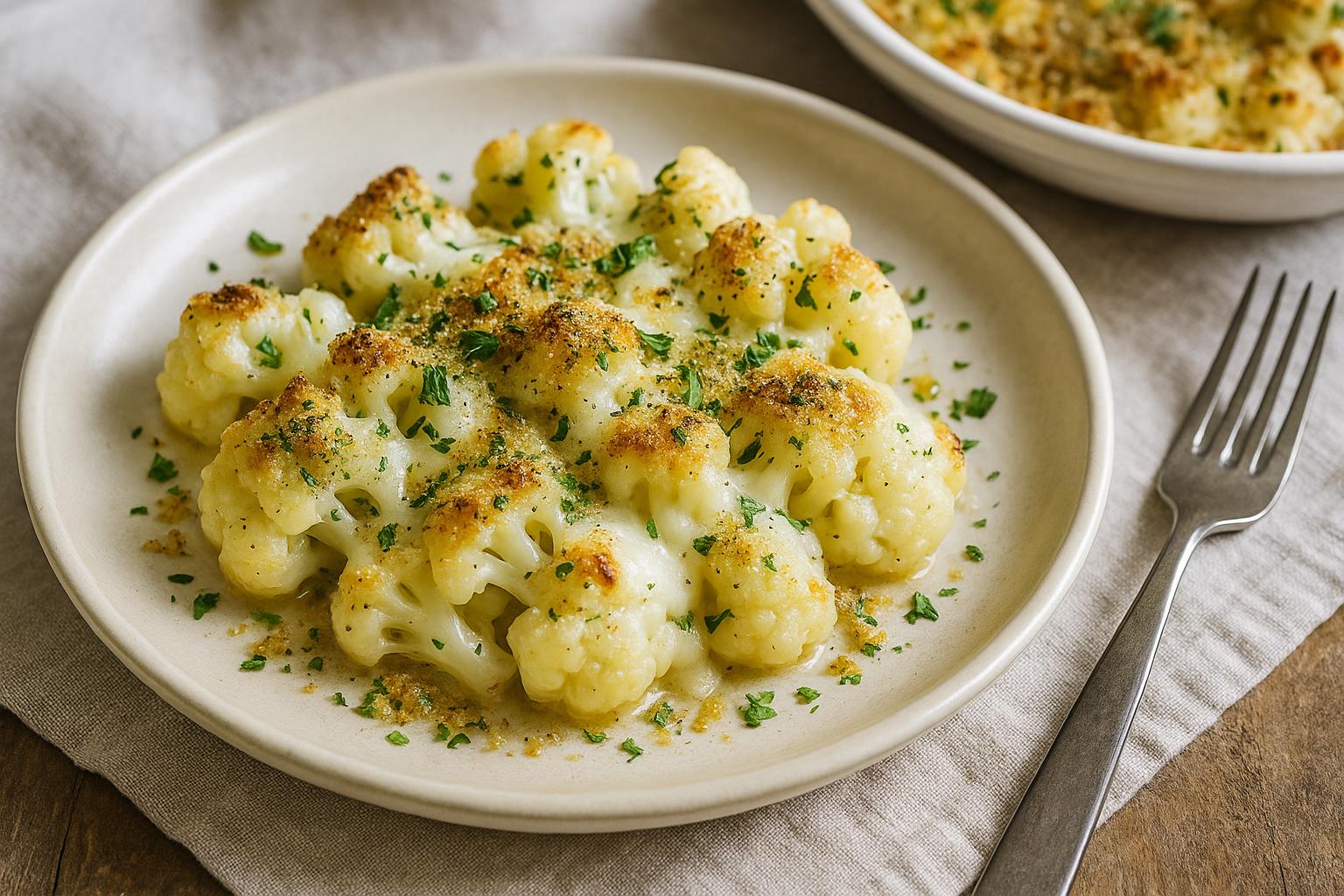 Cavolfiore gratin light