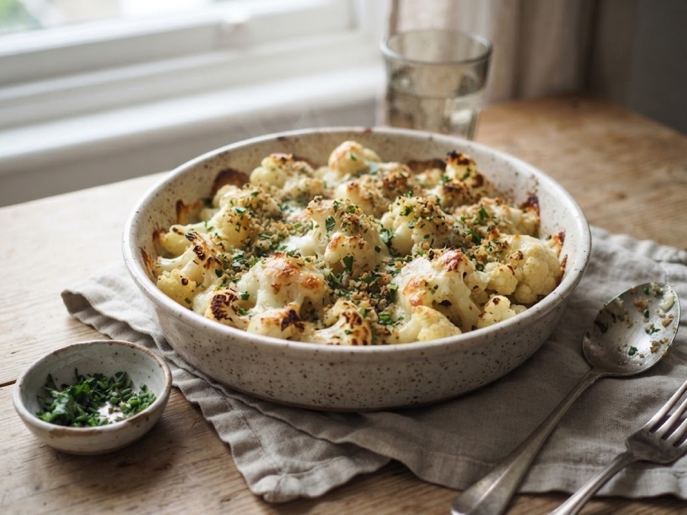 Cavolfiore gratin light