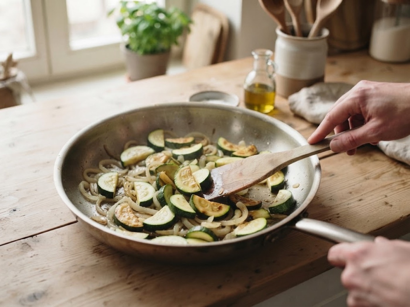 Zucchine, passaggio 3