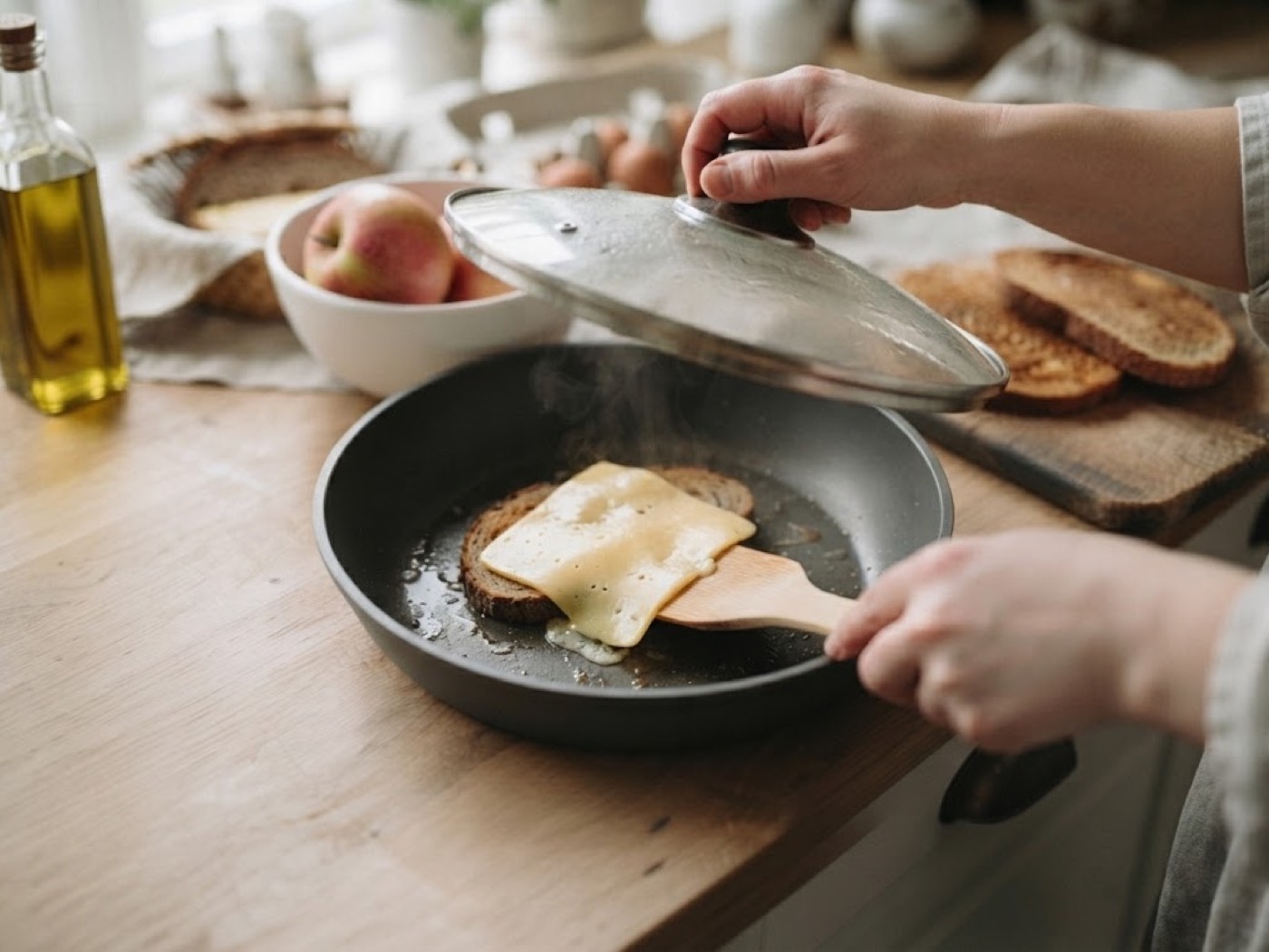 Cheddar e uovo, passaggio 5