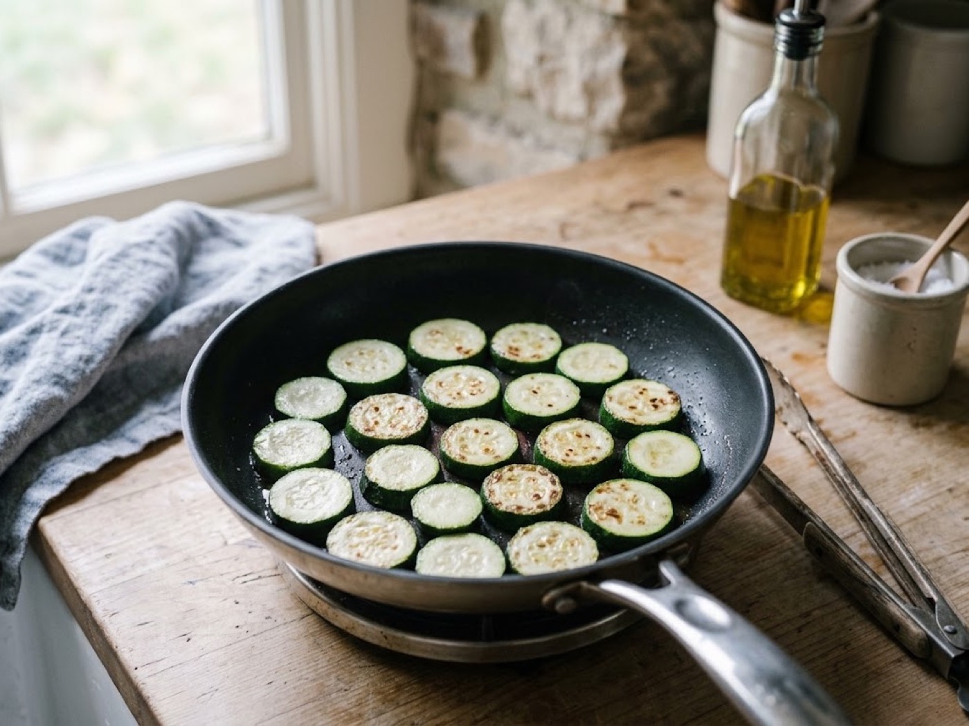 Insalata di riso basmati gamberi e zucchine, passaggio 3