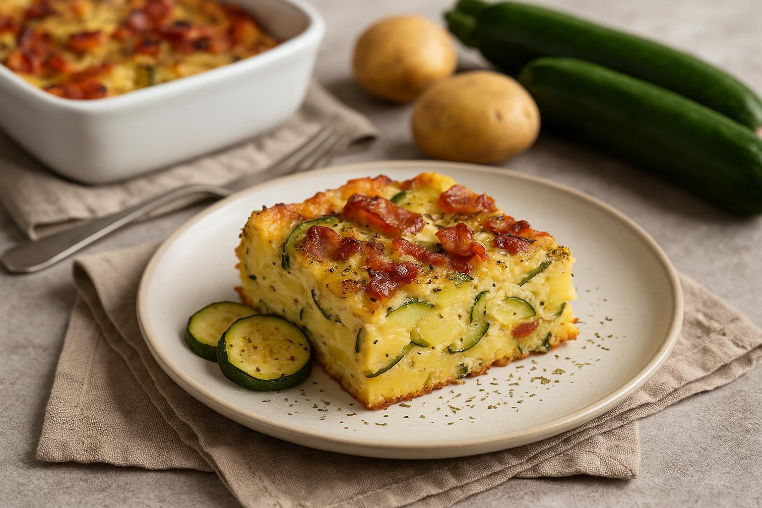 Pasticcio di patate e zucchine
