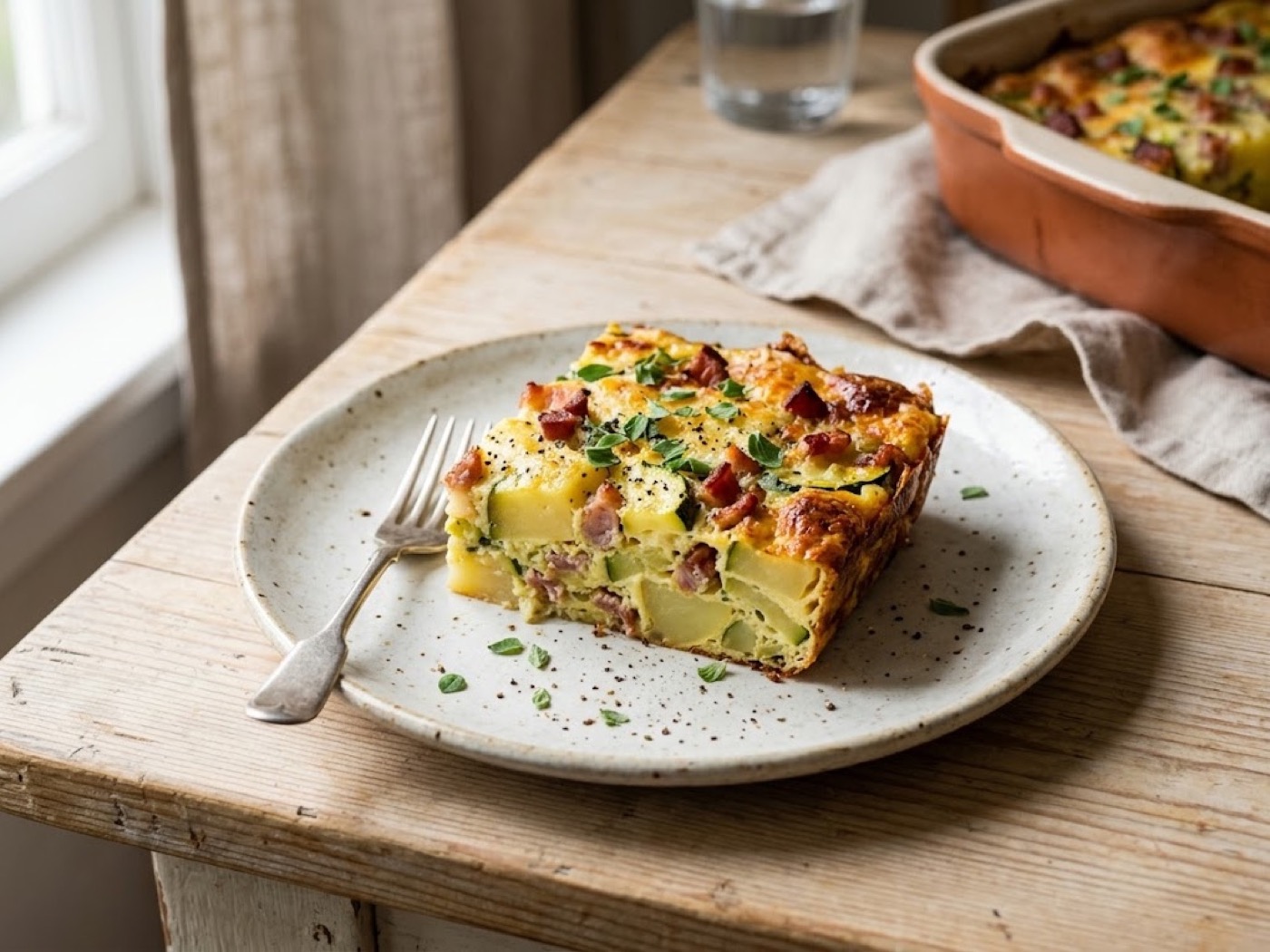 Pasticcio di patate e zucchine