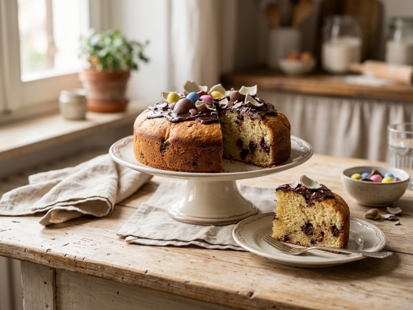 Torta con le uova di Pasqua