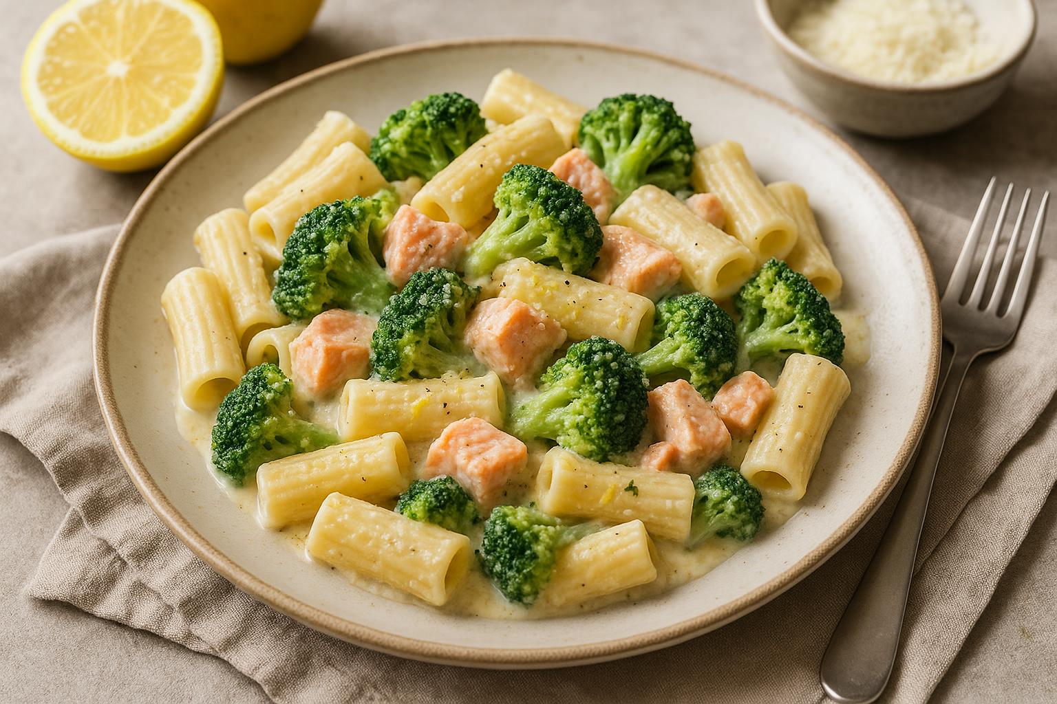 Pasta salmone e broccoli