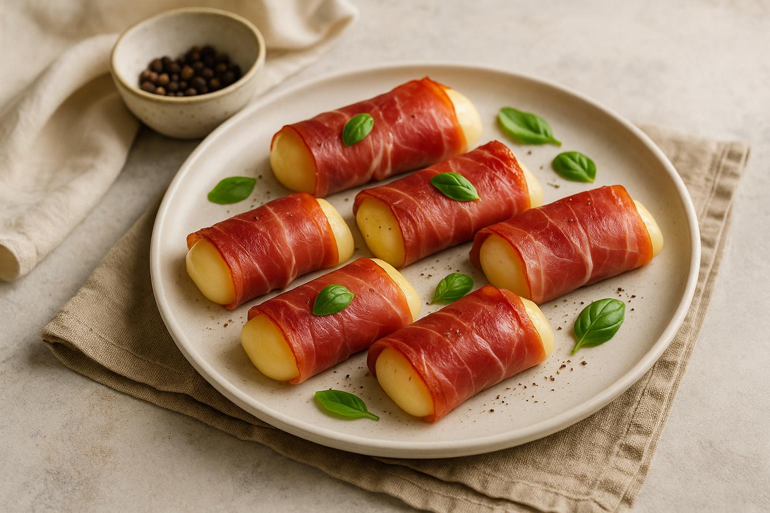 Scamorza e prosciutto