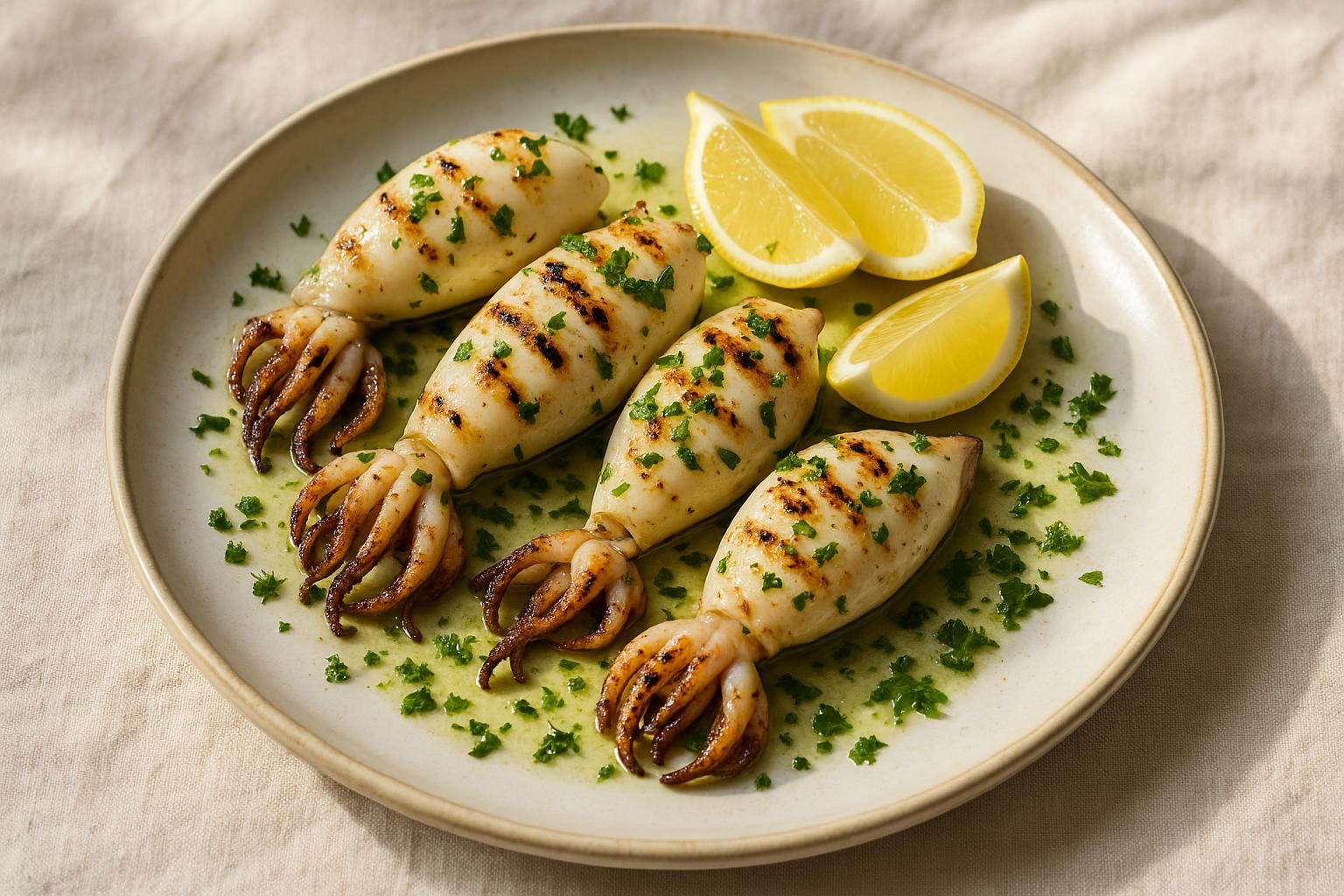 Calamari alla griglia