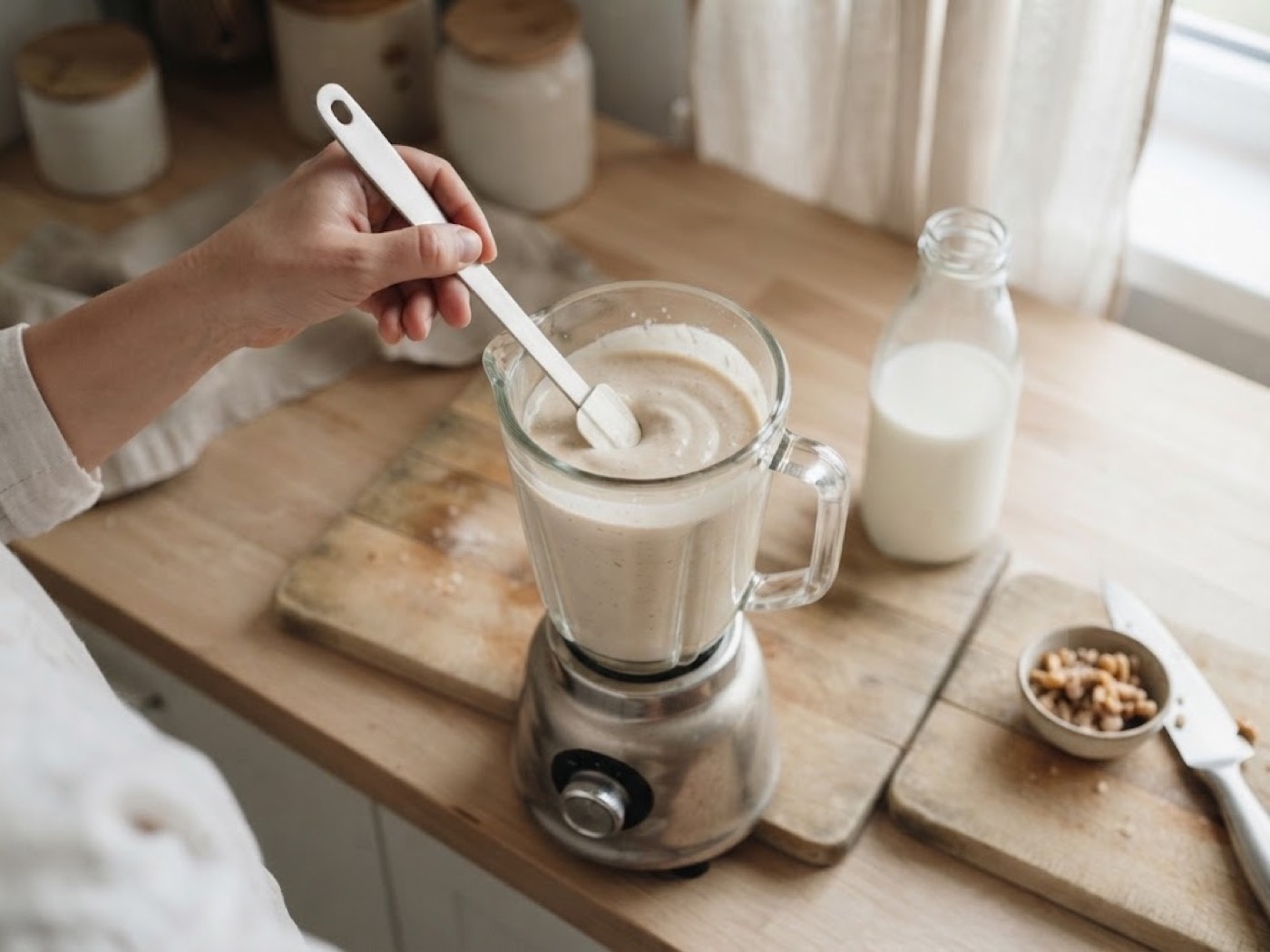 Frappè alla banana, passaggio 3