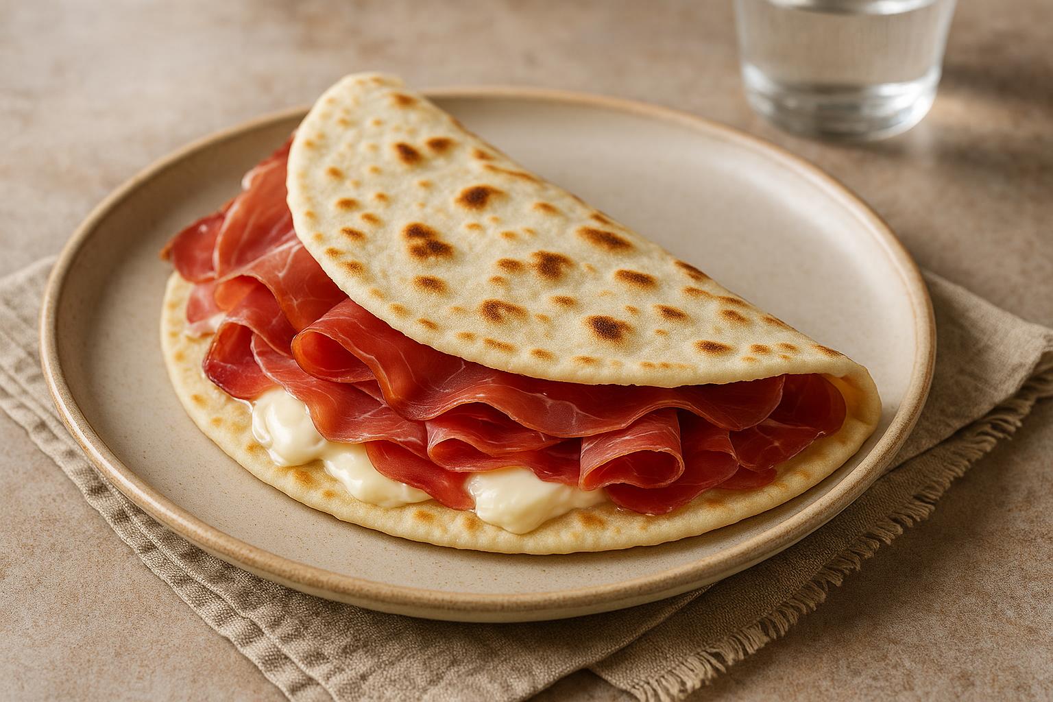Piadina Speck e Brie