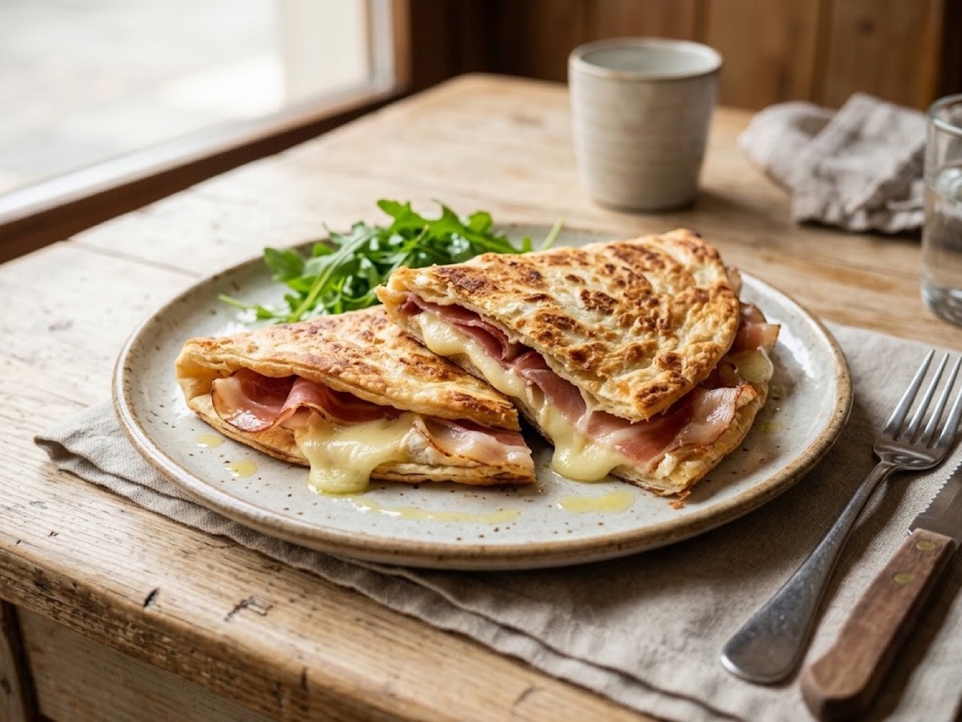 Piadina Speck e Brie