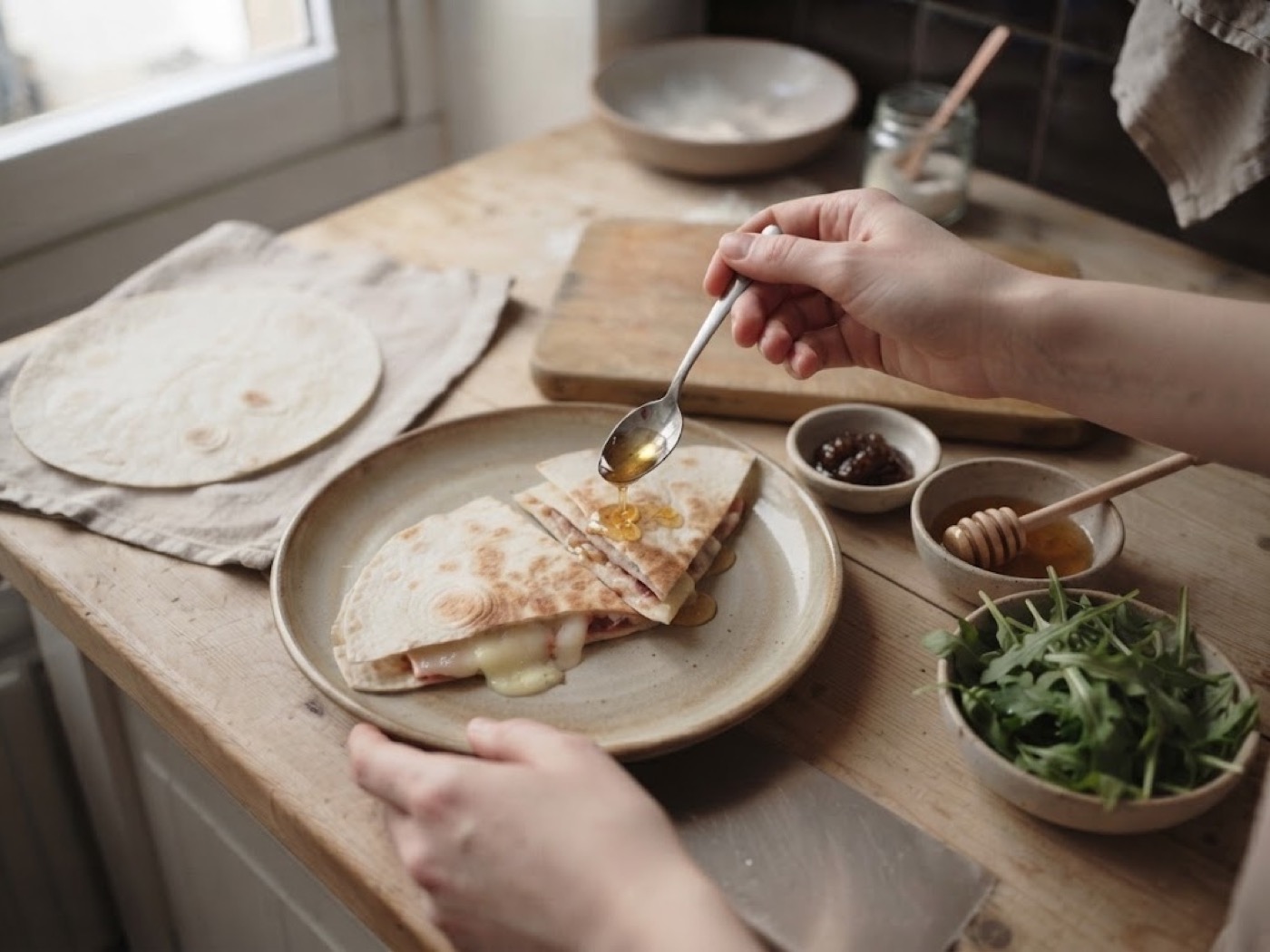 Piadina Speck e Brie, passaggio 7
