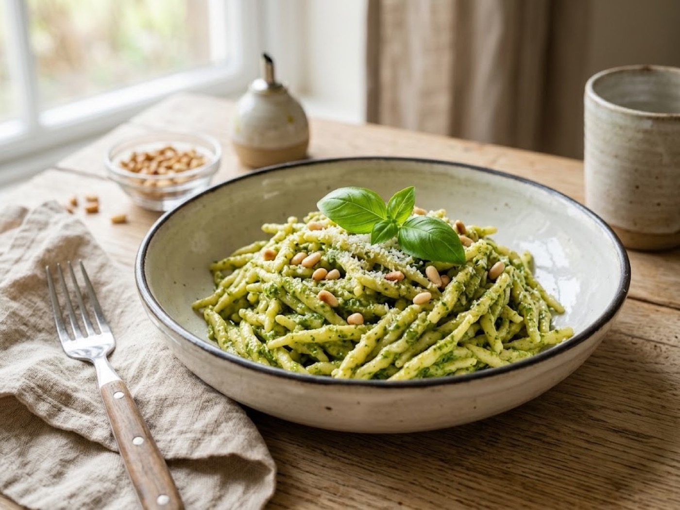 Pasta al pesto