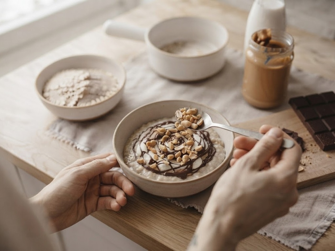 Porridge snickers, passaggio 15