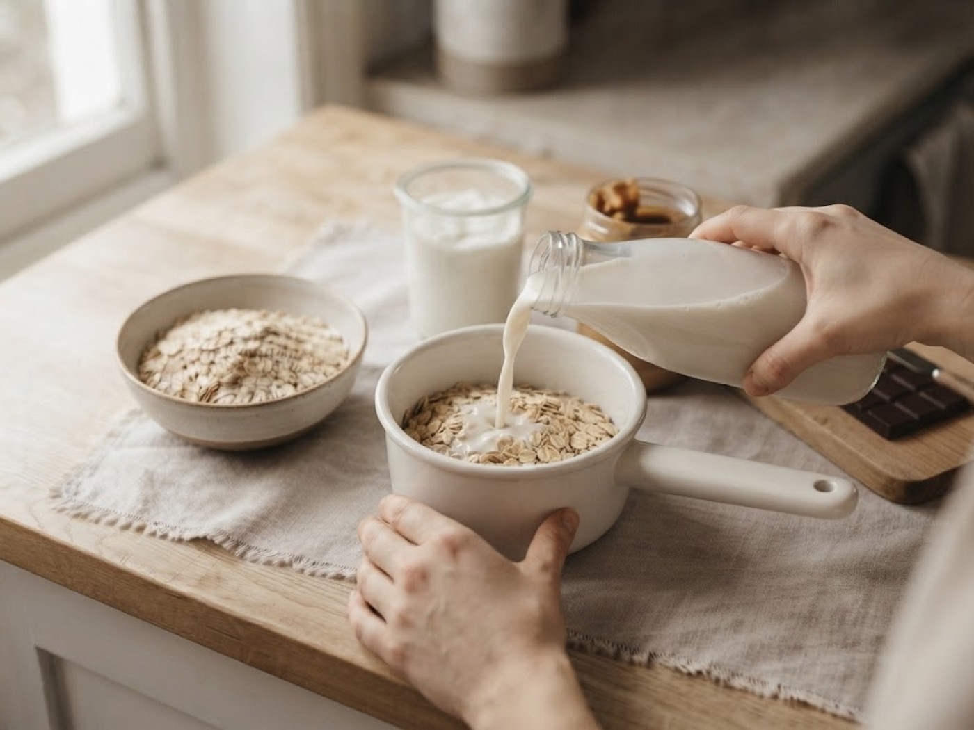 Porridge snickers, passaggio 3