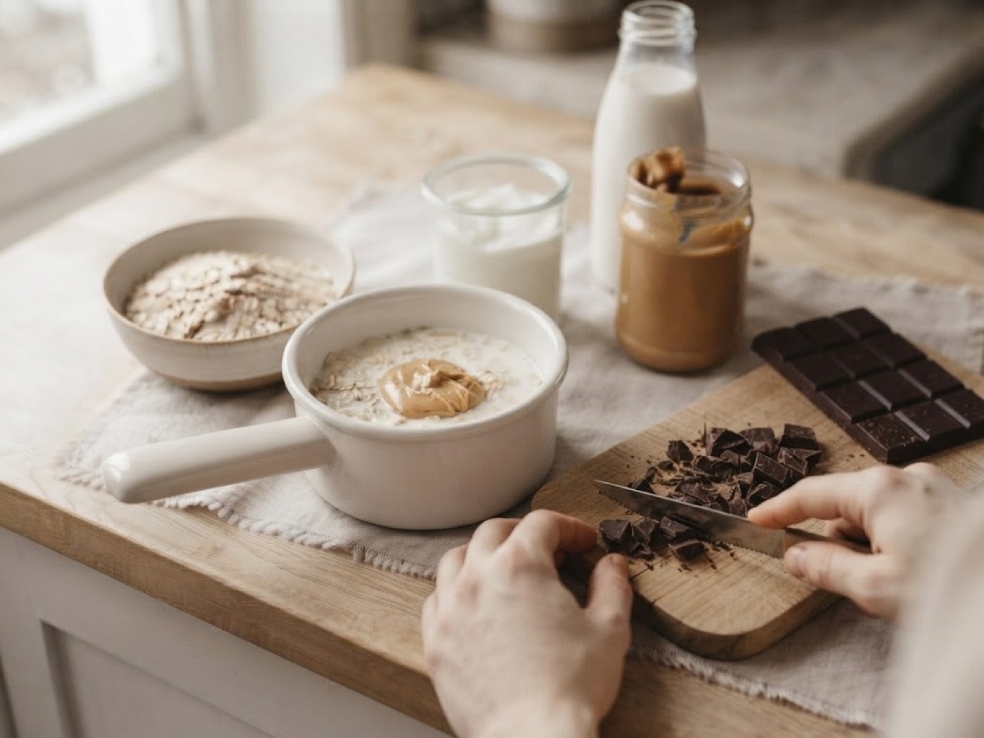 Porridge snickers, passaggio 6
