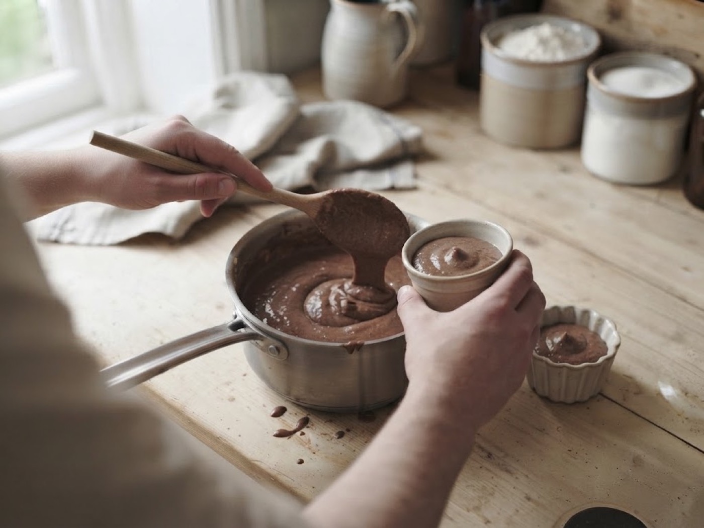 Polenta dolce al cioccolato, passaggio 7