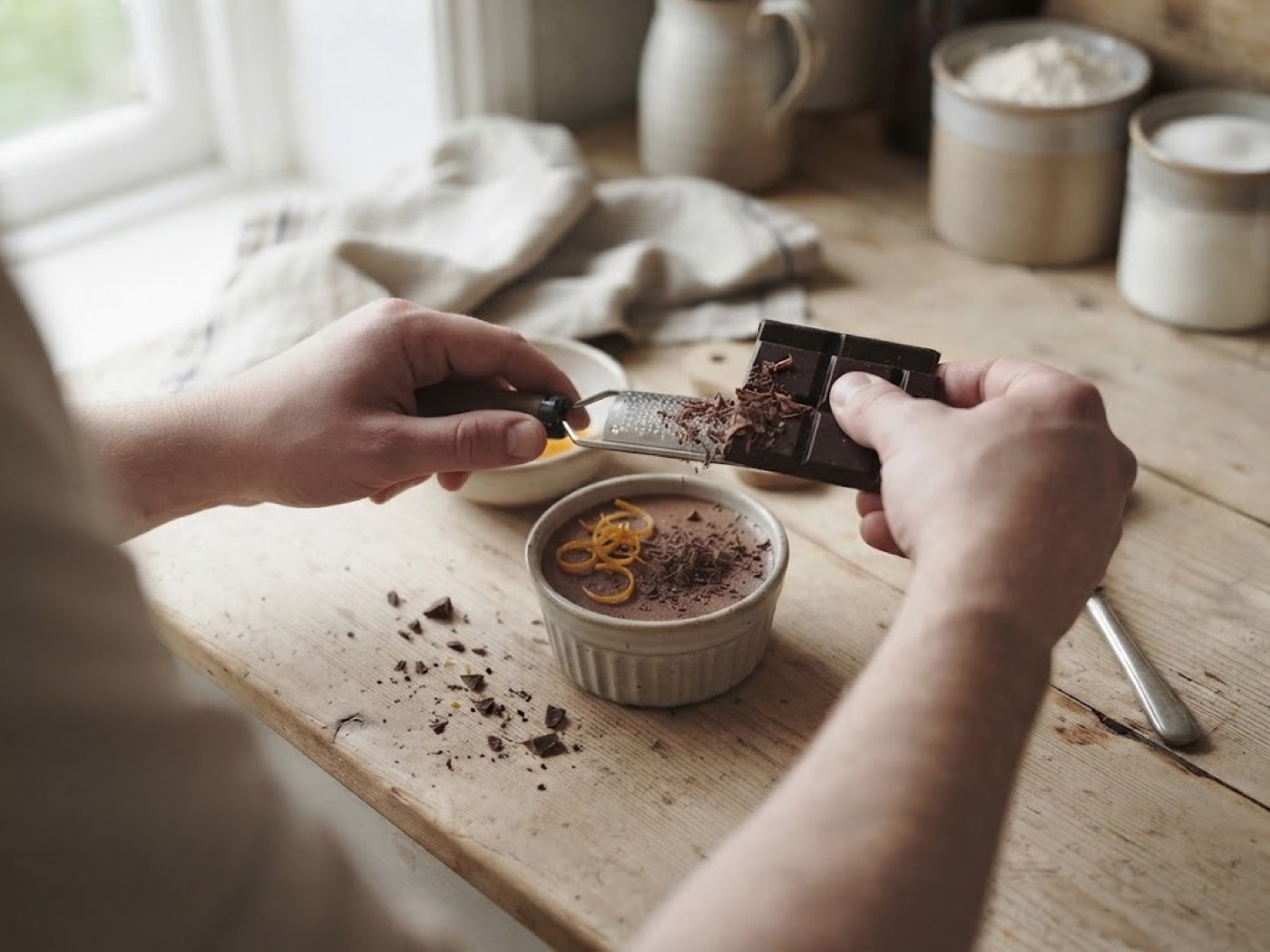 Polenta dolce al cioccolato, passaggio 8