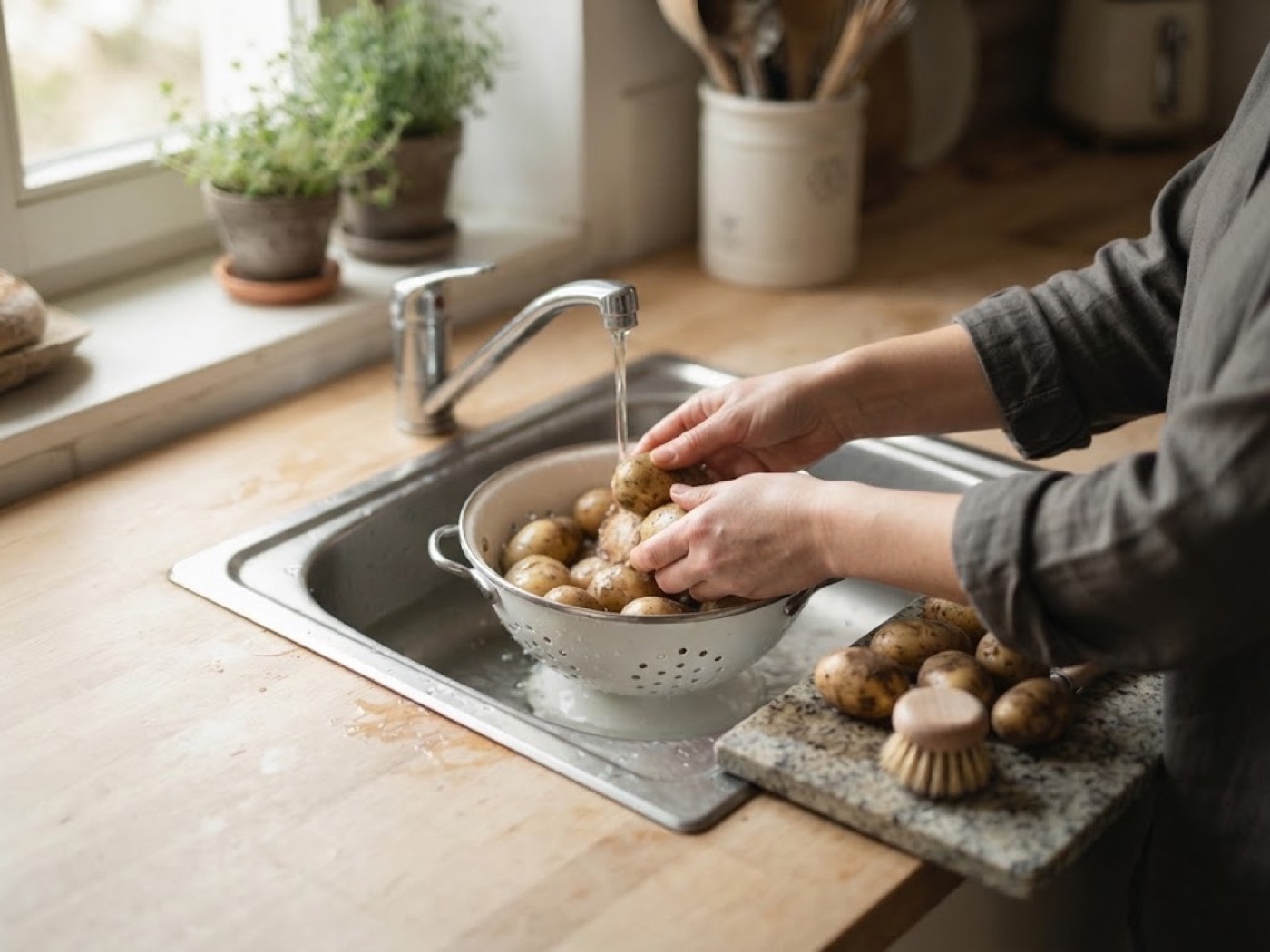Patate novelle, passaggio 1