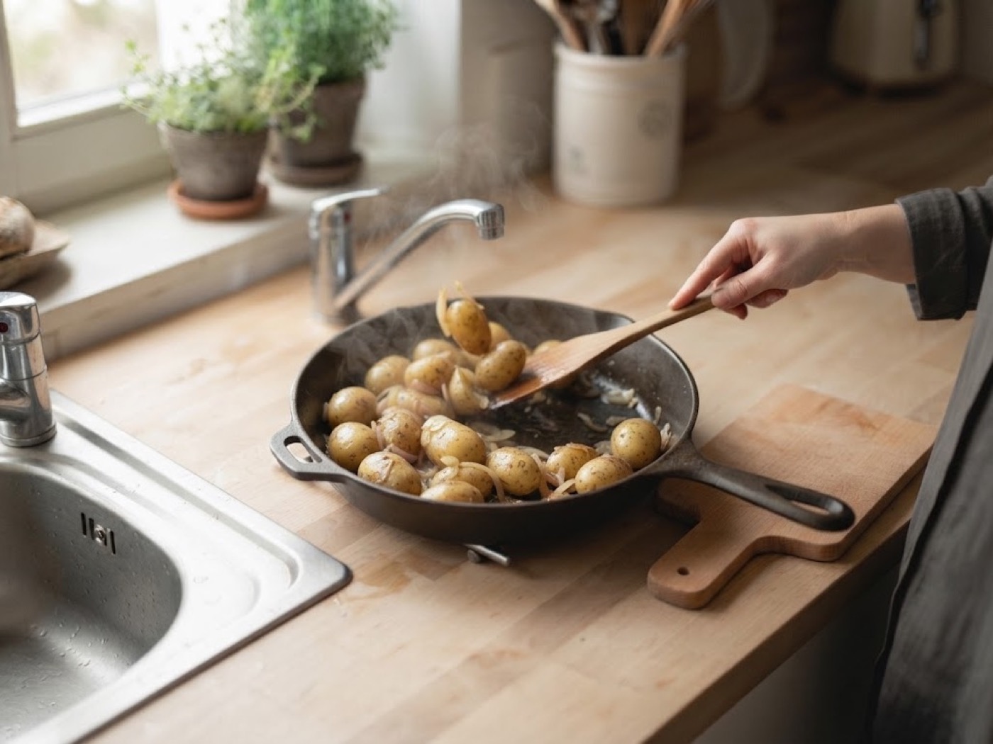 Patate novelle, passaggio 5