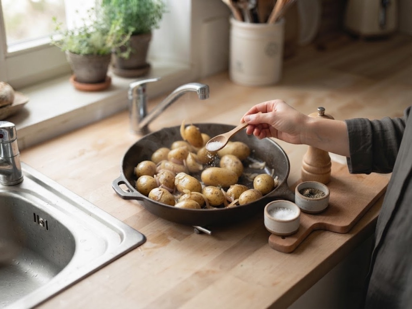 Patate novelle, passaggio 6
